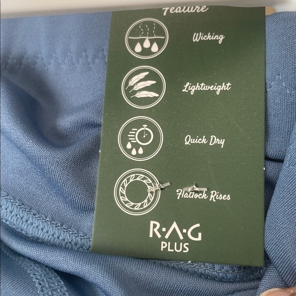 R.A.G Plus Women's Sky Blue Jogger pants .2X - Picture 8 of 8